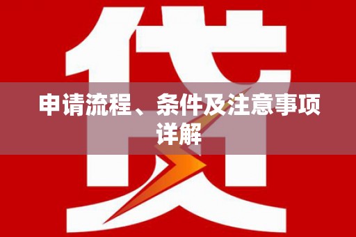 启东申请流程、条件及注意事项详解