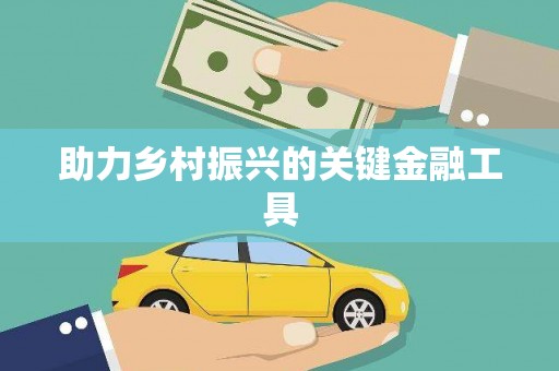 德令哈助力乡村振兴的关键金融工具