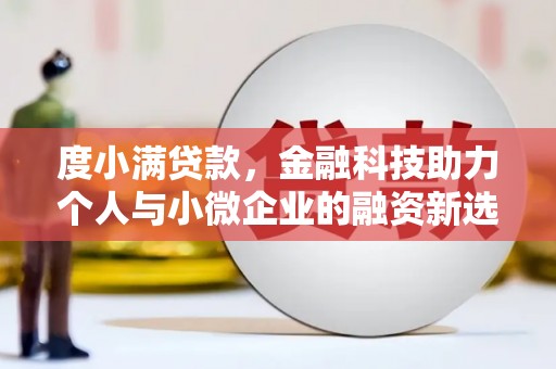 临翔度小满贷款，金融科技助力个人与小微企业的融资新选择