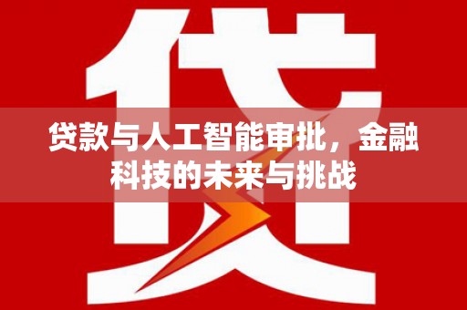 海东贷款与人工智能审批，金融科技的未来与挑战