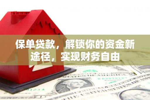 官田保单贷款，解锁你的资金新途径，实现财务自由