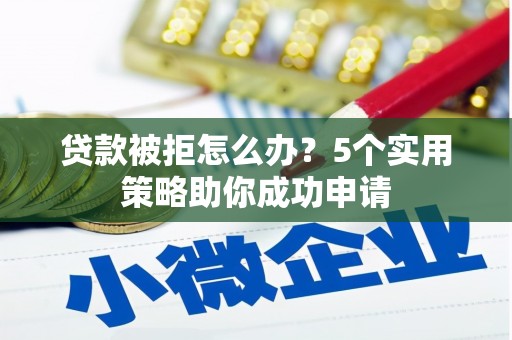 岑巩贷款被拒怎么办？5个实用策略助你成功申请