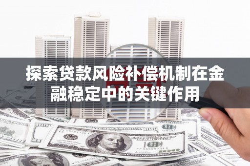泗水探索贷款风险补偿机制在金融稳定中的关键作用